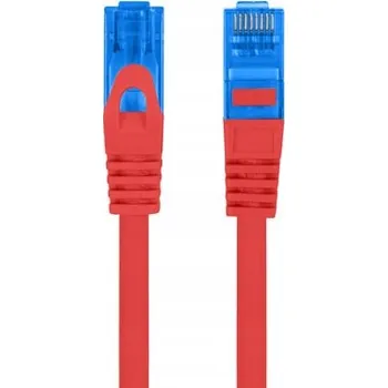 Síťový kabel Patchcord Lanberg S/FTP 6a RJ45 / RJ45 1,5 m červený
