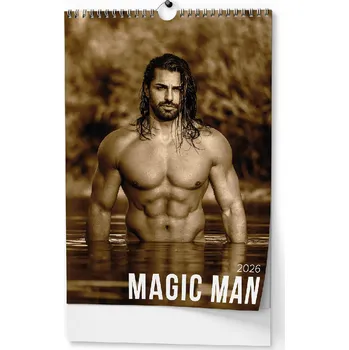Kalendář MAGIC MEN 2026, nástěnný kalendář