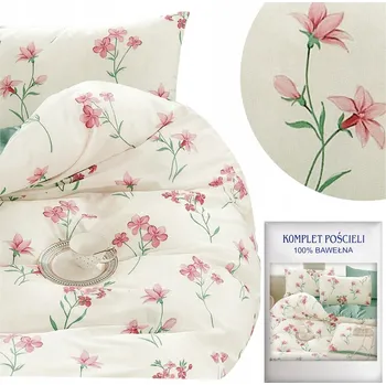 Povlečení Povlečení 160x200 3 dílů bavlněný satén AIDA komplet 2x povlak na polštář