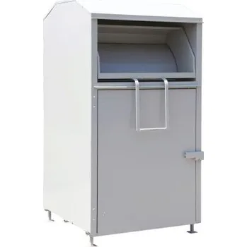 Popelnice Meva Kontejner na textil 2,5 m3 - RAL 9010 - bílá