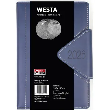 Diář Knižní diář pro podnikatele 2023 A5 Opus modrý