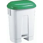 Meva Plastový odpadkový koš Sirius 60 l.- zelené víko