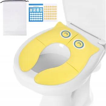 WC sedátko Nástavec na WC sedátko DESKA SEDESOWA DLA DZIECI žlutý