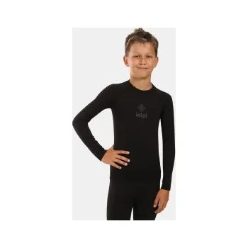 Dětské termoprádlo Kilpi NATHAN-JB černá ZJ0501KI 7; Černá triko