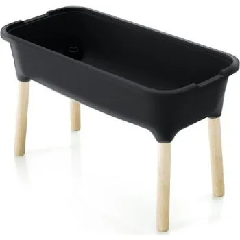 Sadbovač Meva Sadbovač s dřevěnými nohami - černá
