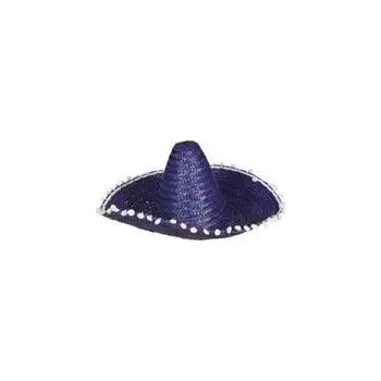 Klobouk Mexické sombrero klobouk 50 CM fialové