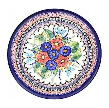 Talíř Jídelní talíř 1001, mělká keramika Bolesławiec 24 149ar/1