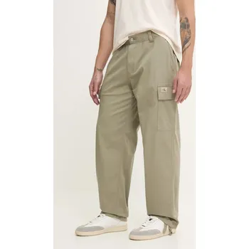 Kalhoty Calvin Klein Jeans J30J327615 zelená 97X, vel. 34/34