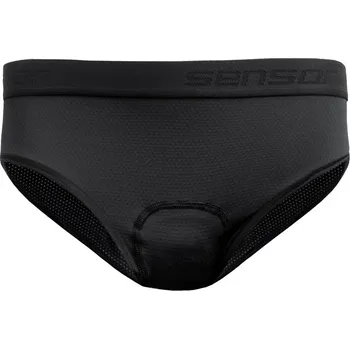 Cyklistické oblečení Dámské funkční cyklokalhotky Sensor Cyklo Basic - true black Velikost: XXXXL