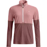 Ortovox 185 Rock'N'Wool Zip Neck Women's Velikost: L / Barva: Dusk Rose