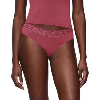 Kalhotky Bavlněné kalhotky TRIUMPH Feel of Modal TAI / 6926 vínové s krajkou vel. L