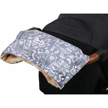 Kočárek RUKÁVNÍK NA KOČÁREK ZATEPLENÝ RUKAVICE NA SÁNĚ PREMIUM BABYMAM