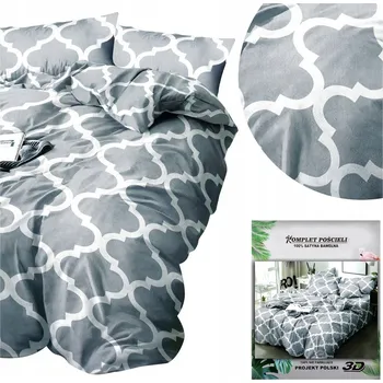 Povlečení POVLEČENÍ Maria, sada povlaků 70x80 a povlečení 160x200, 4 dílné, SATÉNOVÉ - jetel