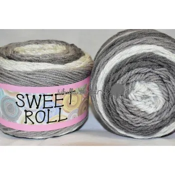 Příze Himalaya Sweet roll 11 šedo-bílá