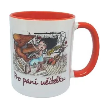Hrnek - učitelka oranžová