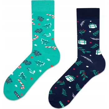 Dámské ponožky Dámské vánoční Ponožky Barevné Vtipné Dlouhé 36-40 Dárek ZOOKSY