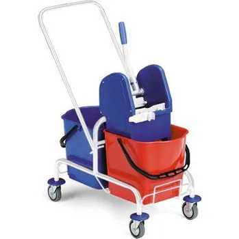 Úklidový vozík Meva Úklidový vozík s chromovým madlem