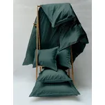 Pure Stella ZELENÉ BIO BAVLNĚNÉ POVLEČENÍ PETROLEUM Velikost povlečení: cícha 140x200cm + povlak 70x90cm