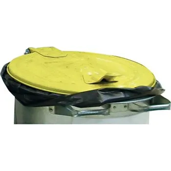 Popelnice Meva Popelnice kovová 110 lt. - žluté víko