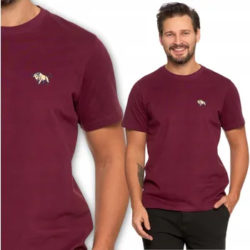 Pánské tričko Tričko PÁNSKÉ TRIČKO Krátký rukáv s výšivkou Býka MORAJ - 3XL