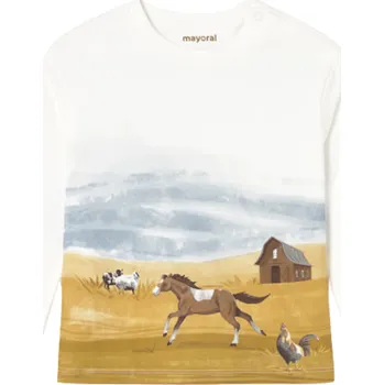 MAYORAL dětské tričko krajina vel. 92 cm