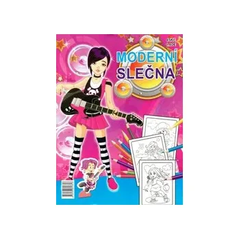 omalovánky Moderní slečna - omalovánky