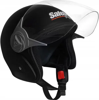 Helma na motorku DĚTSKÁ OTEVŘENÁ PŘILBA NA SKÚTR, ČTYŘKOLKU, MOTO, KOLOBĚŽKU, IN-LINE BRUSLE + ŠTÍT