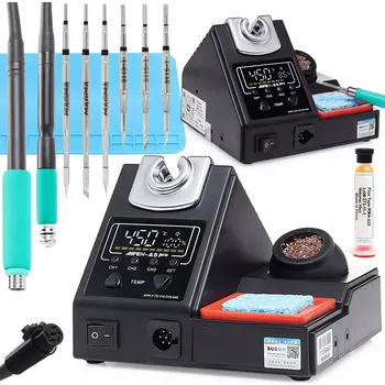 Páječka PROFESIONÁLNÍ PÁJECÍ STANICE AIFEN A5 PRO 160W 2 PÁJKY C115 C245 + 6x HROT