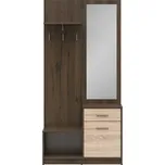 Nepo Plus Předsíňová stěna PPK, Dub ušlechtilý/dub sonoma