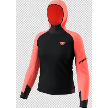 Triko Dynafit Alpine L/S Hooded DR dámské Barva: agua verde, Velikost: S