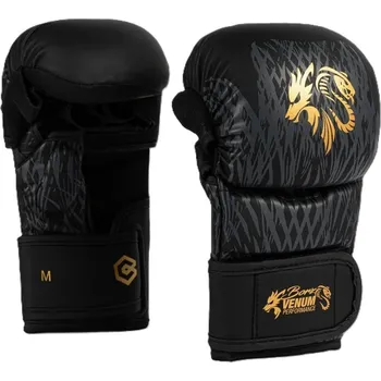 Boxerské rukavice Sparingové rukavice MMA VENUM x Chimaev Wild Borz černé L/XL