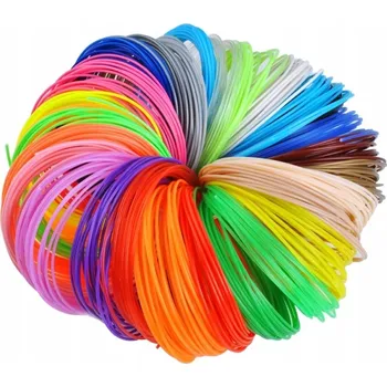 PLA náplně Propiska 3D Pen Velká sada 30 x Filamenty 5 m = 150 m kol 1,75 mm