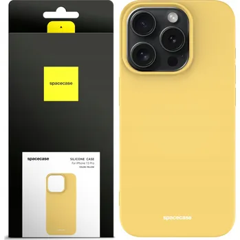 Pouzdro na mobilní telefon Zadní Zadní Kryt Spacecase pro Apple iPhone 15 Pro žlutý