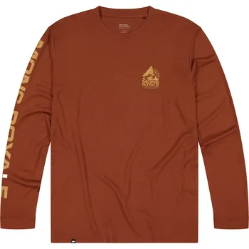 Pánské tričko triko MONS ROYALE ICON MERINO CLASSIC LONG SLEEVE sienna Velikost: L