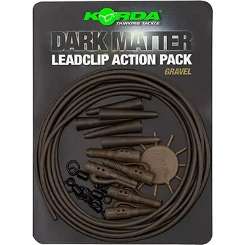 Rybářský háček Korda montáž Dark Matter Action Pack Varianta: Gravel (KDM002)