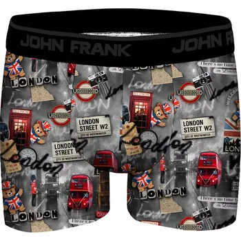 Boxerky Pánské boxerky John Frank JFBD381 London velikost XXL-58/60