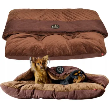 Pelíšek pro psa Psí polštář Amibelle hnědý 90 cm x 75 cm