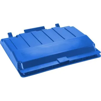 Popelnice Meva Víko ploché k plastovému kontejneru 0013 - modré