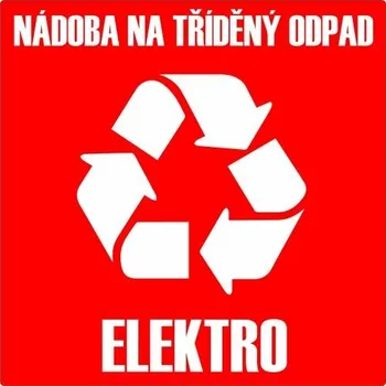 Meva Samolepka elektro 20x20 mm