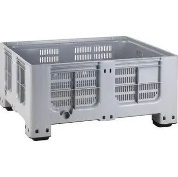 Úložný box Meva Plastový box na ovoce zeleninu perforovaný - nízký