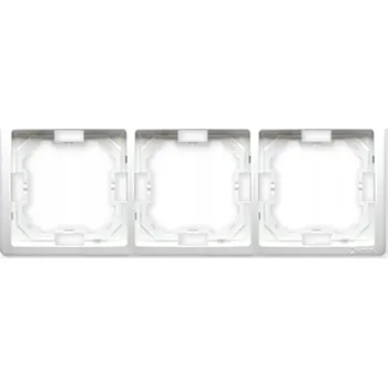 vypínač Simon Basic RÁMEČEK TROJITÝ bílý Kontakt Simon