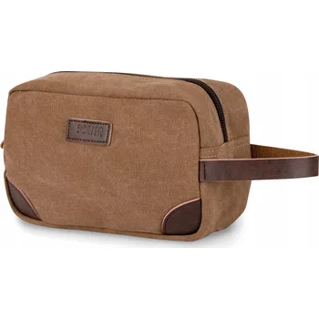 Kosmetická taška Kosmetická taštička Solier hnědá