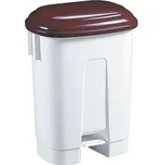 Meva Plastový koš Sirius 60 l. - hnědé víko