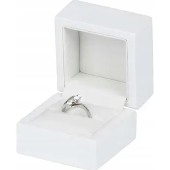 Prsten Krabička Dřevěné dřevo na zásnubní prstýnek