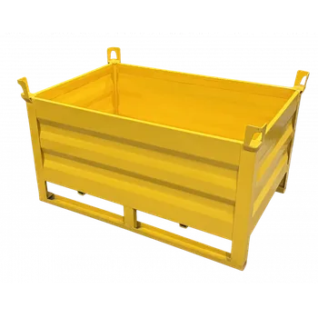 Meva Ohradová paleta s ližinami 1200x800x600 mm - žlutá