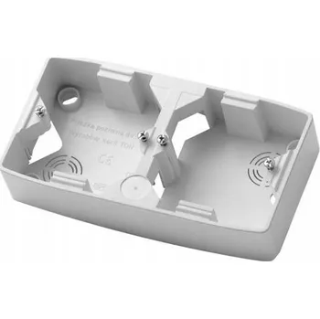 Elektroinstalační krabice Instalační krabice Ospel Ton PNP-2CH/00 bílá