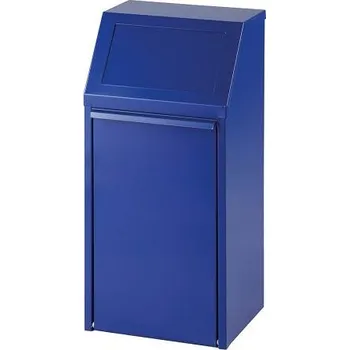 Odpadkový koš Meva Výklopný koš na tříděný odpad modrý 40 l