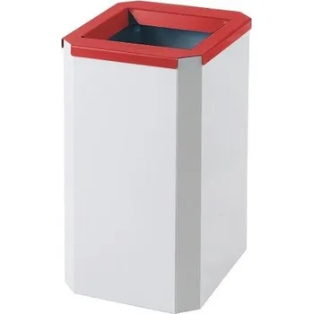 Odpadkový koš Meva Odpadkový koš střední - červený