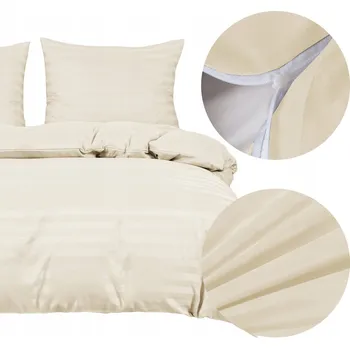 Povlečení Povlečení 160x200 3 dílů Saténové pásy Ramiro Klasický komplet