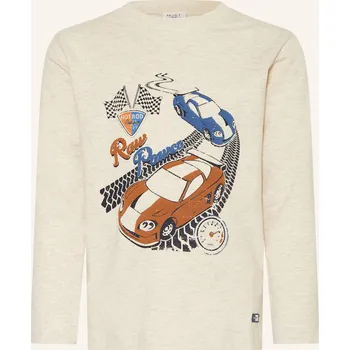 Pánské tričko Hust And Claire Dlouhé Rukávy Hcanton, béžová / koňaková / modrá